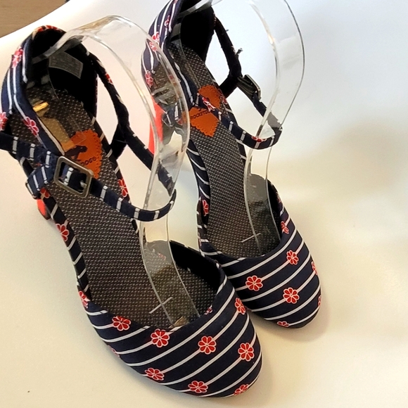 Rocket Dog Jenna Kyoto Cotton Heels Size 8.5 us - Picture 5 of 9